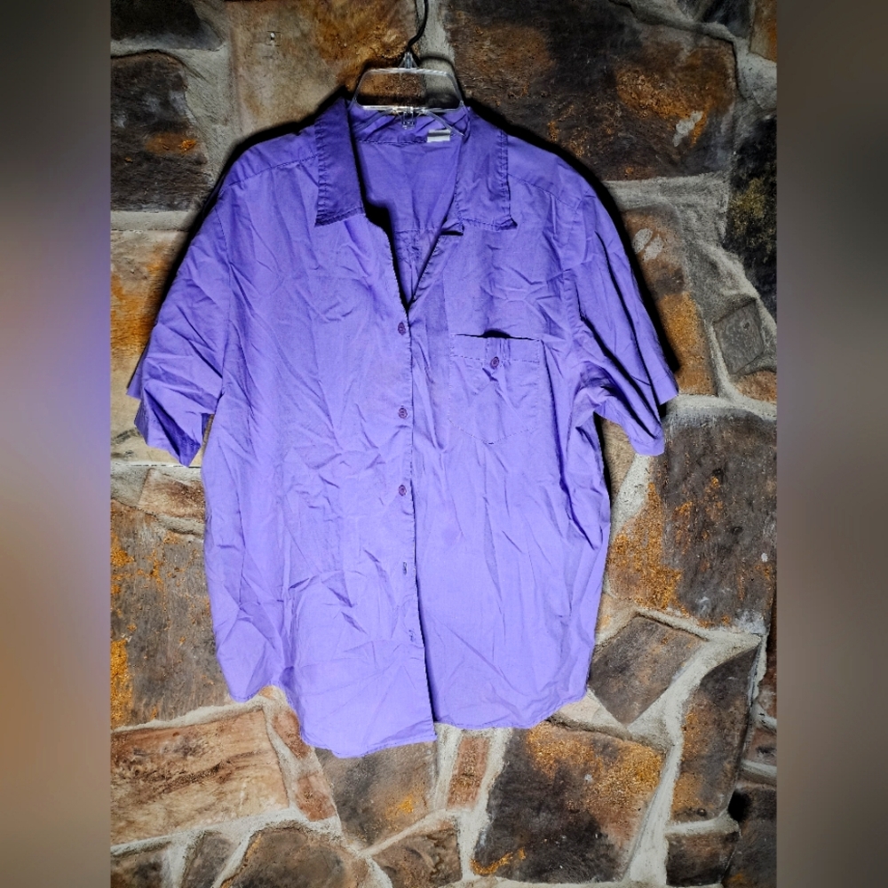 Purple Button Down - image 1